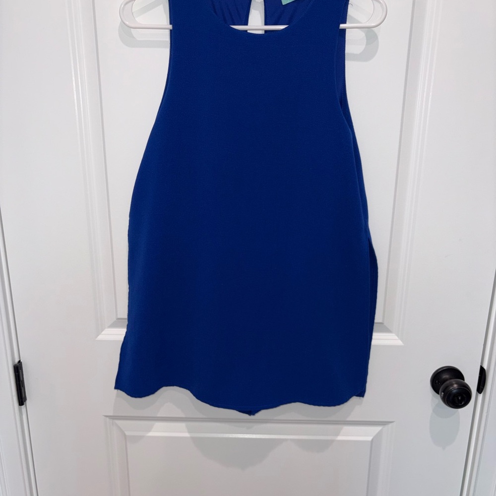 Karlie Royal Blue Sleeveless Jumpsuit